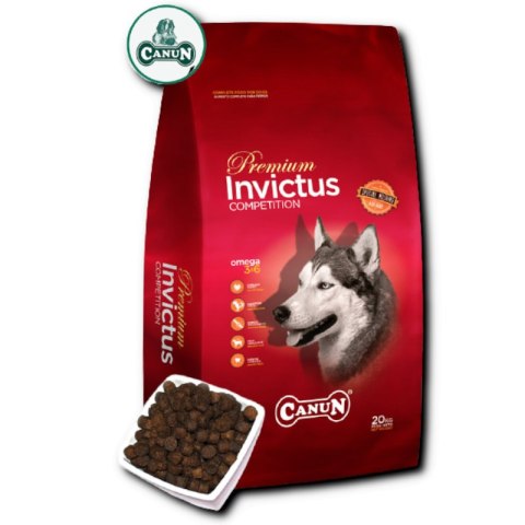Canun Invictus 20kg karma premium dla psa z jagnięciną i rybą